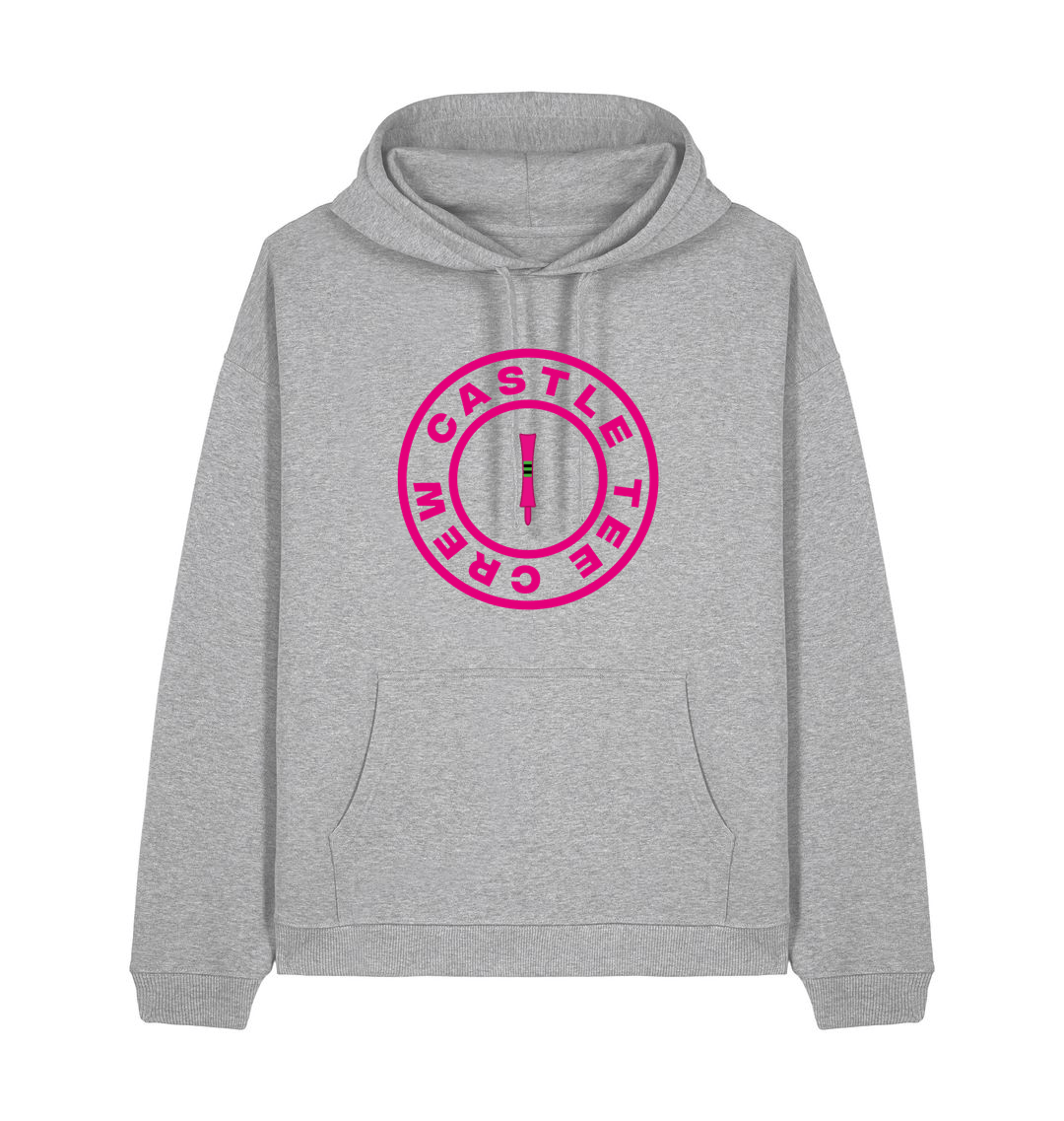 Heather Grey Printed Hoody