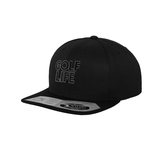 Golf Life Blackout Snapback Cap